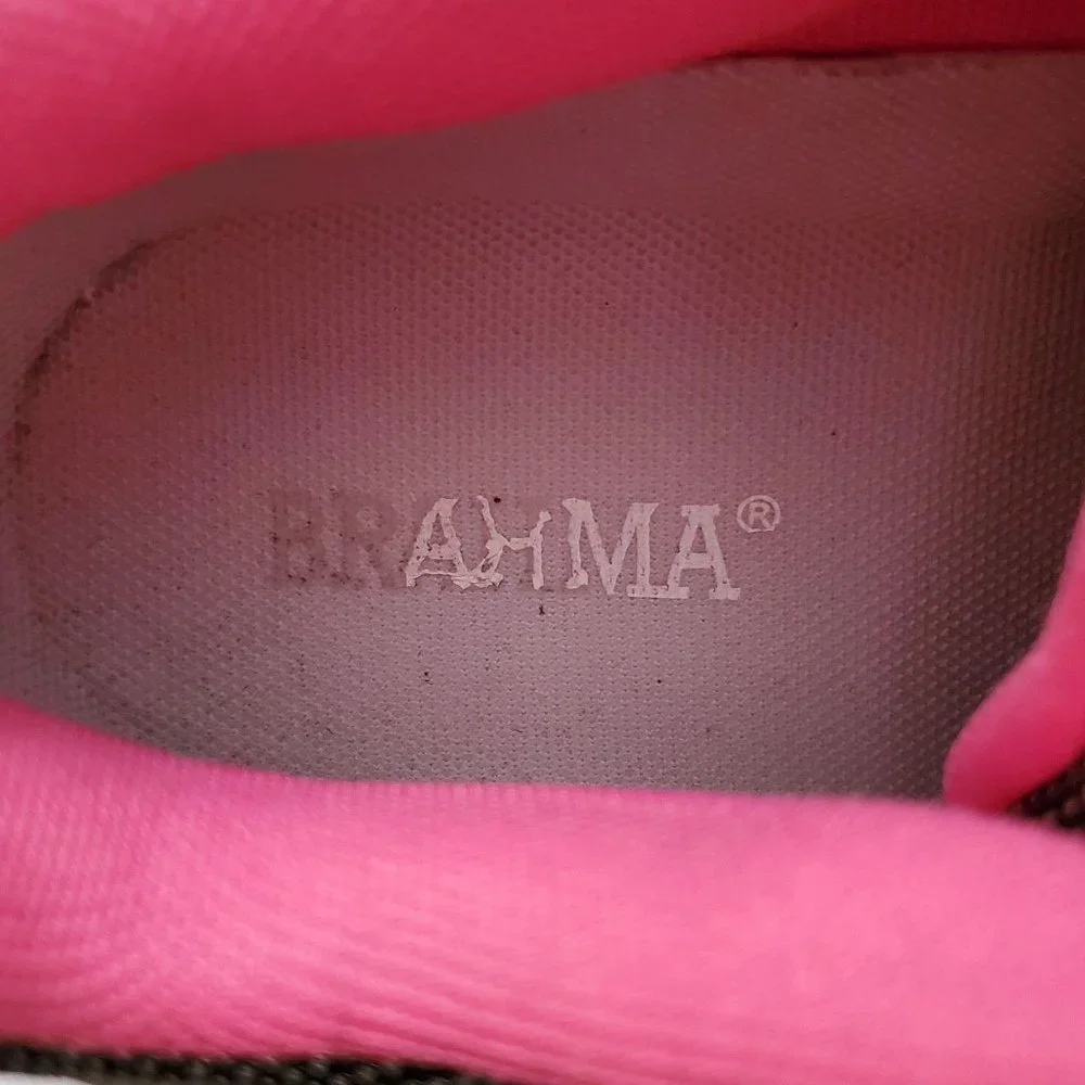 Brahma Women's Sarah Steel Toe Low Work Safety Shoe Gray/Pink Size USA 10 - Picture 11 of 11